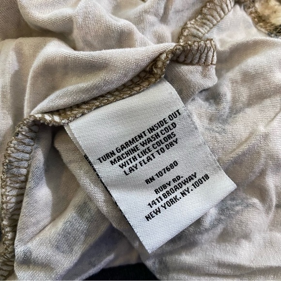 Vintage Y2K Ruby Rd Favorites Tunic Top Aztec Print Tan Combo XL - Picture 5 of 5